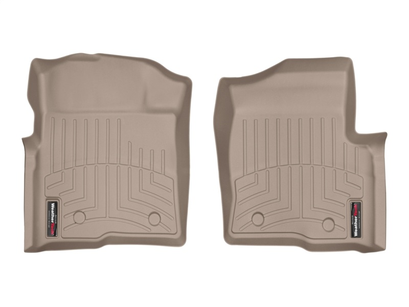 Ford F-150 FloorLiner - Front - WeatherTech - DigitalFit - Tan - `09-`13