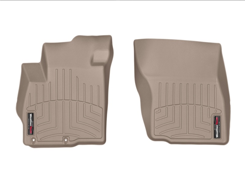 Mitsubishi Outlander FloorLiner - Front - WeatherTech - DigitalFit - Tan - `07-`14