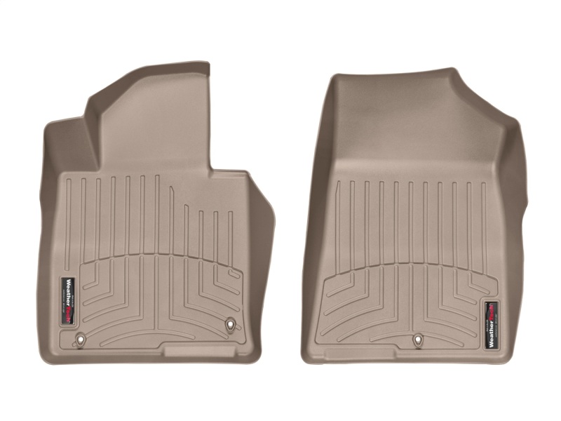 Hyundai Sonata FloorLiner - Front - WeatherTech - DigitalFit - Tan - `15-`19