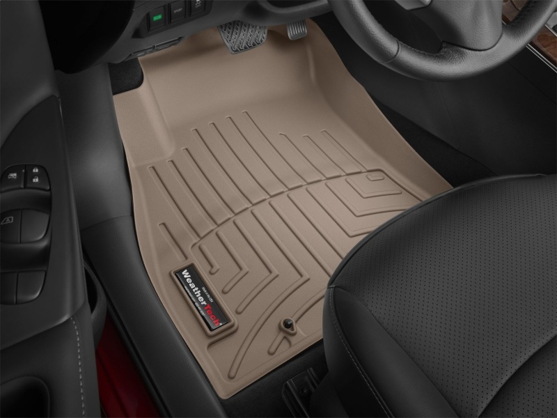 Nissan Sentra FloorLiner - Front - WeatherTech - DigitalFit - Tan - `13-`27