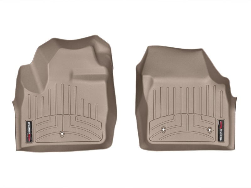 Land Rover LR2 Floor Liners - Front - WeatherTech - FloorLiner DigitalFit - Tan - `08-`12