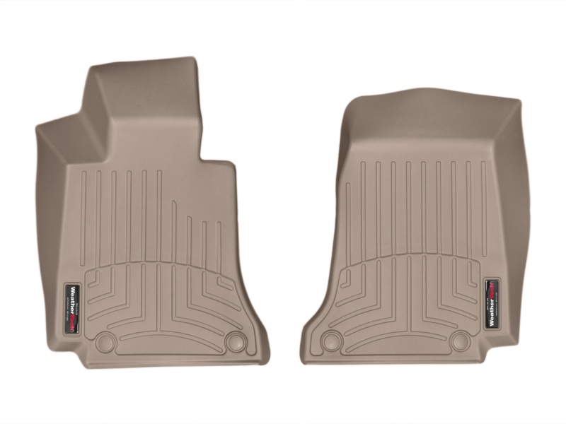 Mercedes-Benz C Class Floor Mats - Front - WeatherTech - FloorLiner DigitalFit - Tan - `15-`27