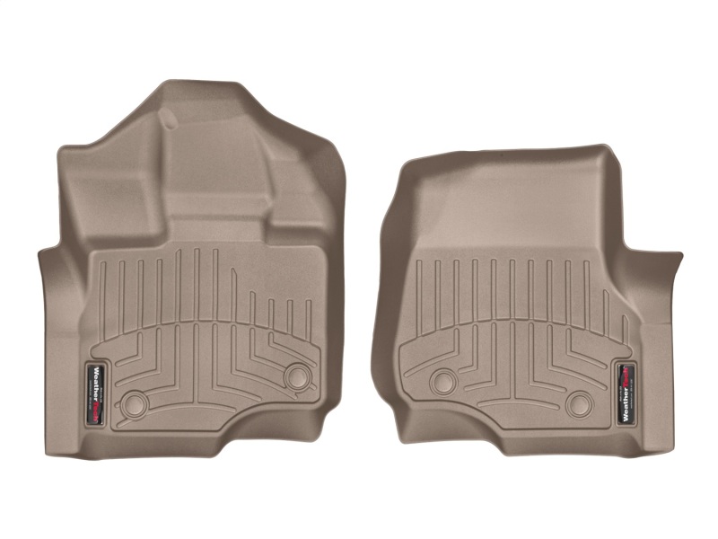 Ford F-150 FloorLiner - Front - WeatherTech - DigitalFit - Tan - `15-`27