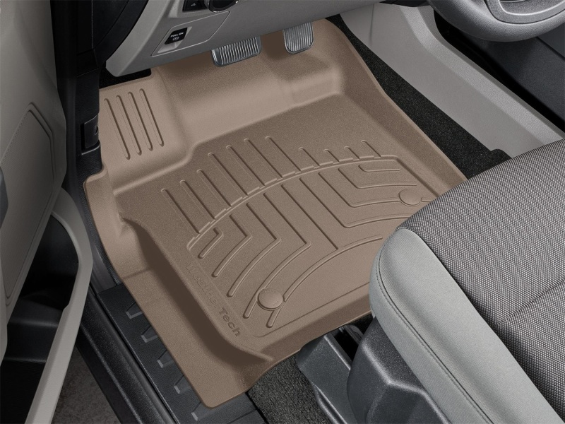 Ford F-150 Floor Mats - Front - WeatherTech - FloorLiner HP - Tan - `15-`27