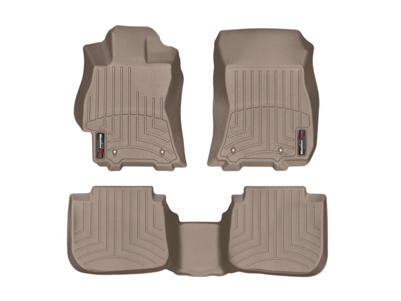 Subaru Legacy FloorLiner - Front - WeatherTech - DigitalFit - Tan - `15-`27