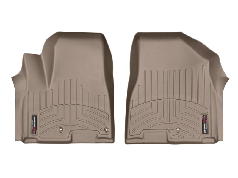 Kia Sedona FloorLiner - Front - WeatherTech - DigitalFit - Tan - `15-`27