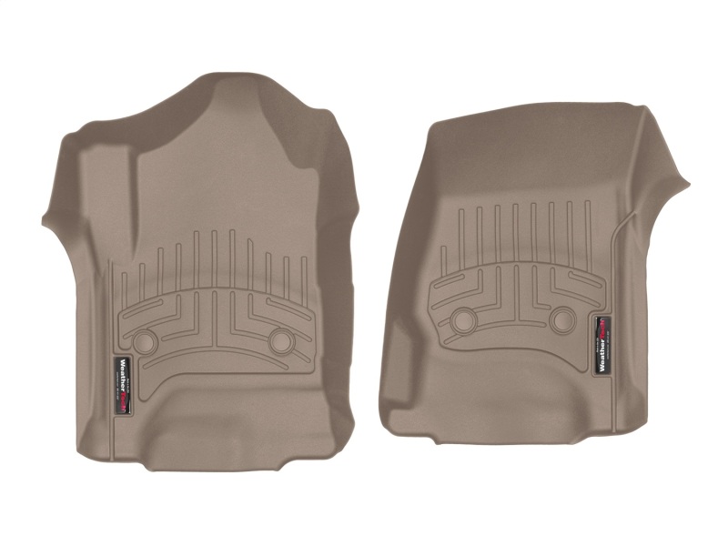 Chevrolet Silverado 2500 FloorLiner - Front - WeatherTech - DigitalFit - Tan - `14-`27