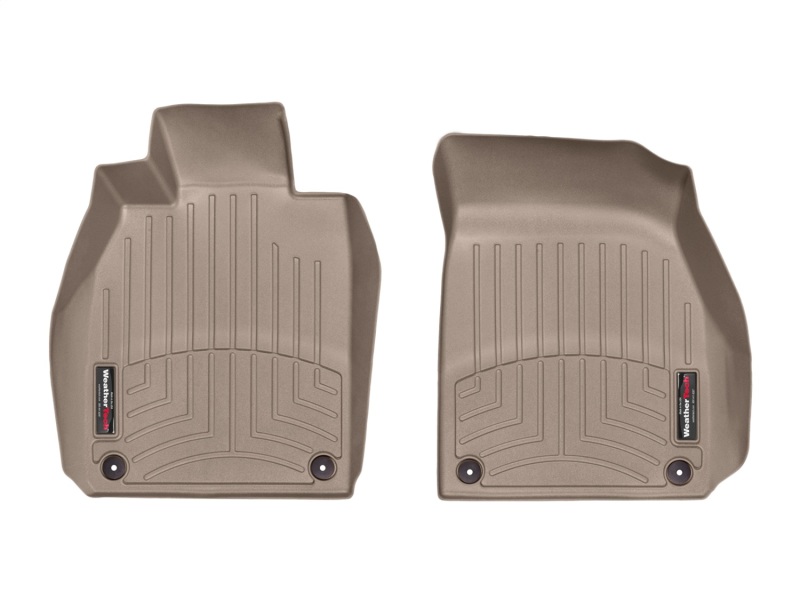 Porsche Boxster FloorLiner - Front - WeatherTech - DigitalFit - Tan - `13-`15