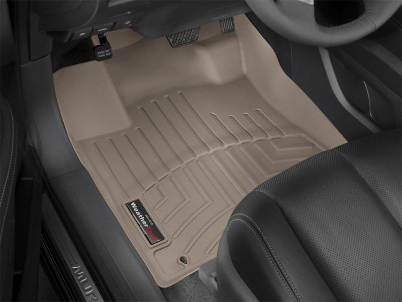 Nissan Murano FloorLiner - Front - WeatherTech - DigitalFit - Tan - `15-`27