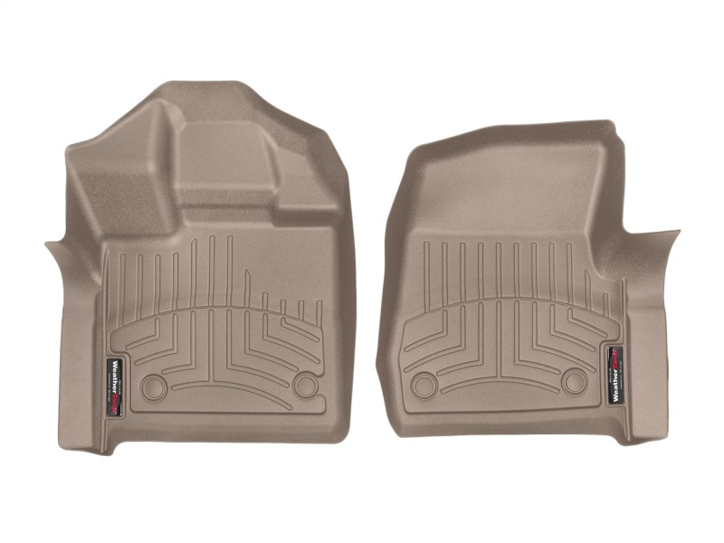 Ford F-150 FloorLiner - Front - WeatherTech - DigitalFit - Tan - `16-`27