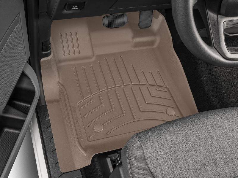 Ford F-150 Floor Mat Set - Front - WeatherTech - FloorLiner HP - Tan - `15-`20