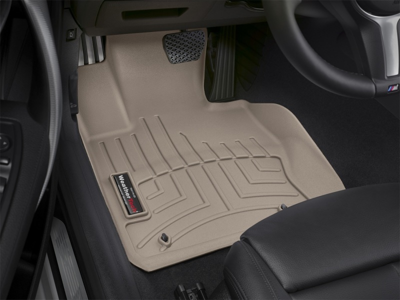 BMW 2 Series Floor Liners - Front - WeatherTech - DigitalFit - Tan - `15-`27