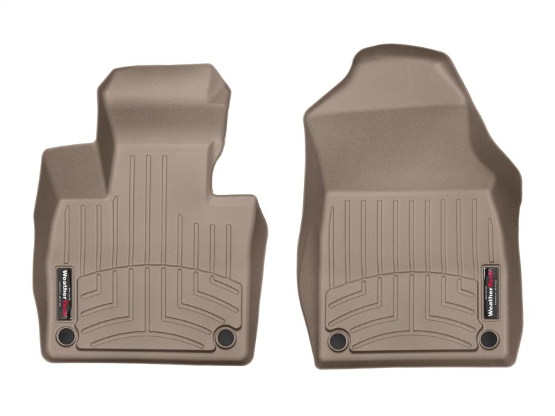 Volvo XC90 FloorLiner - Front - WeatherTech - DigitalFit - Tan - `16-`27