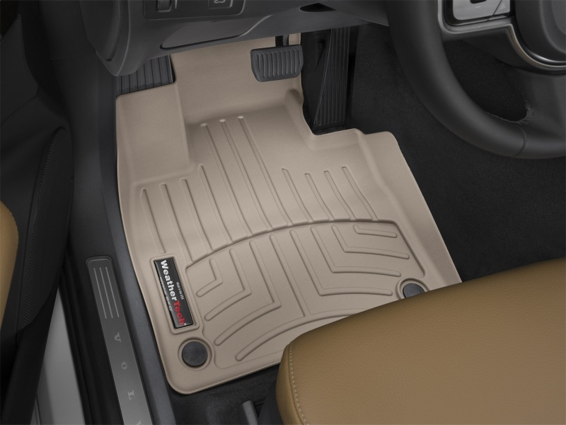 Volvo XC90 FloorLiner - Front - WeatherTech - DigitalFit - Tan - `16-`27