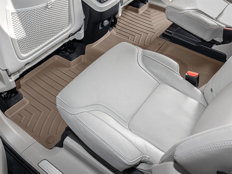 Volvo XC90 FloorMat - Rear - WeatherTech - 3D FloorLiner HP - Tan - 2020