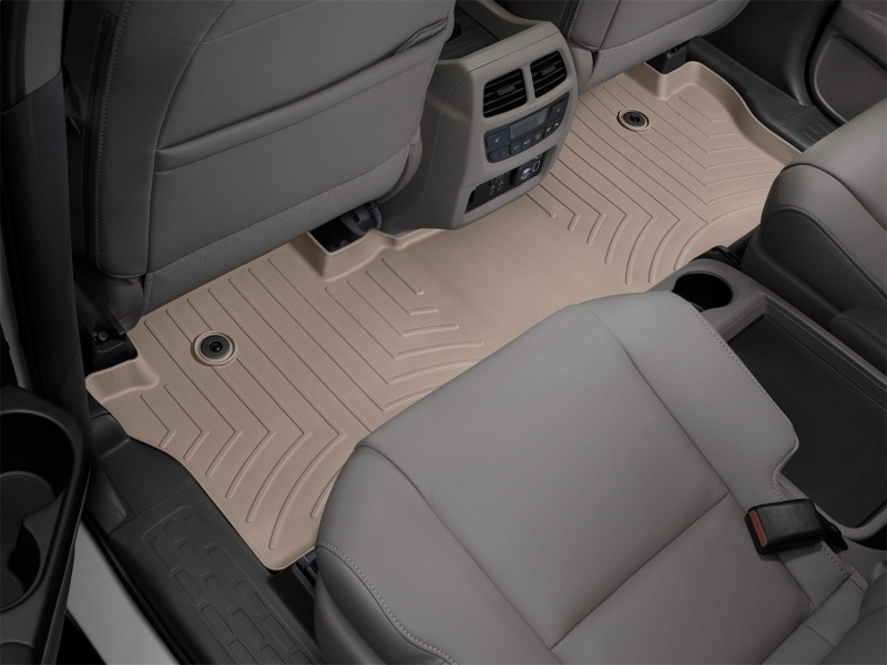 Honda Pilot FloorLiner - Rear - WeatherTech - DigitalFit - Tan - `16-`27