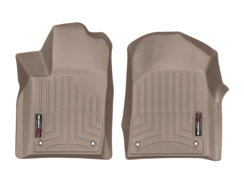 Jeep Grand Cherokee FloorLiner - Front - WeatherTech - DigitalFit - Tan - `15-`27