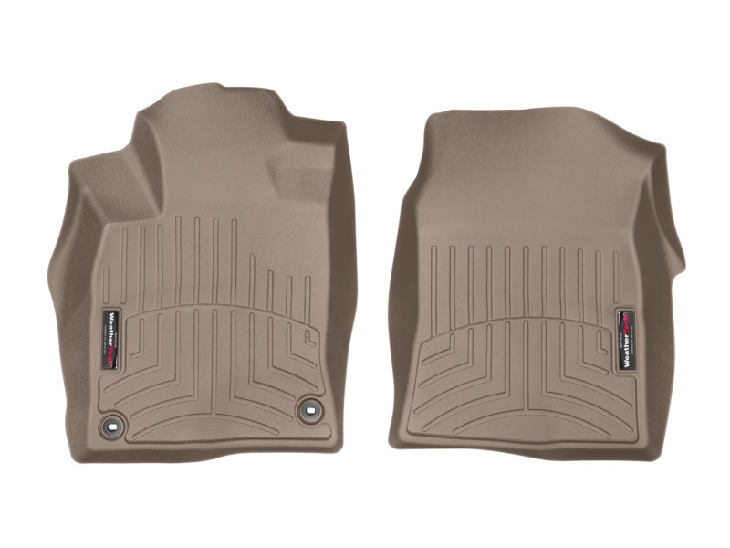 Honda Civic FloorLiner - Front - WeatherTech - DigitalFit - Tan - `16-`27