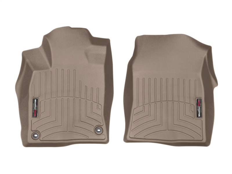 Honda Civic FloorLiner - Front - WeatherTech - DigitalFit - Tan - `16-`27