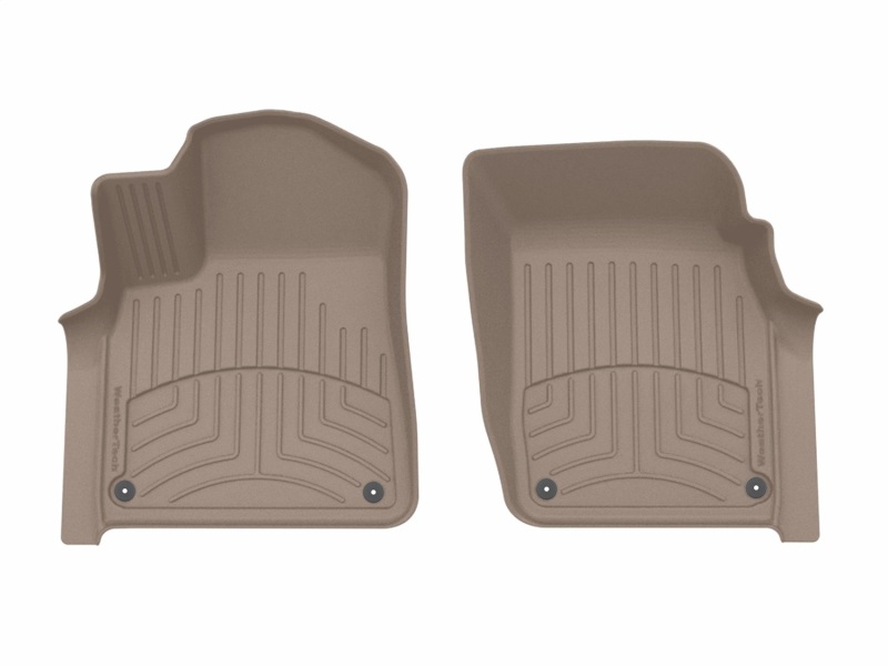 Audi Q7 Floor Mat - Front - WeatherTech - FloorLiner HP - Tan - `17-`25