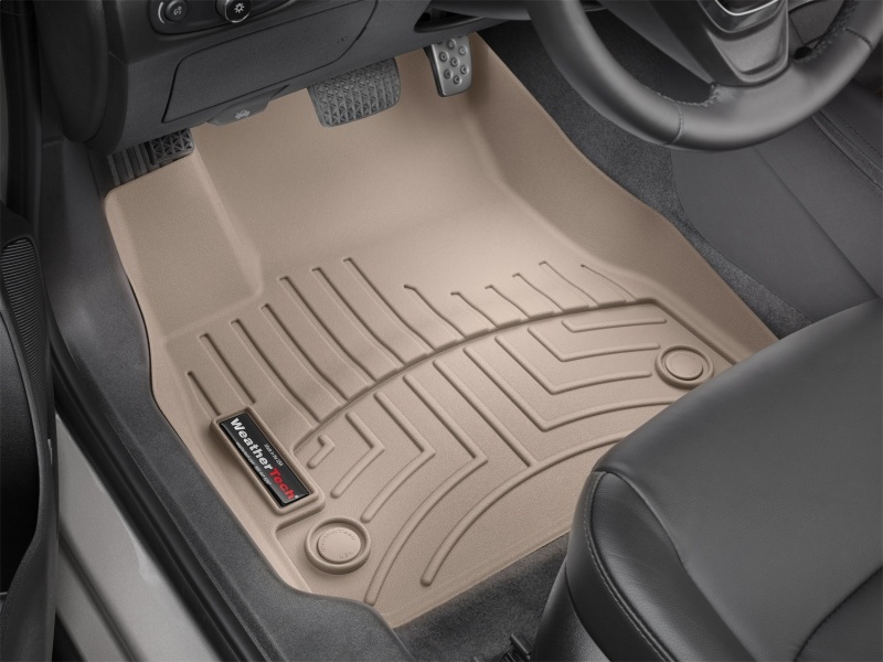 Chevrolet Malibu Floor Mat Set - Front - WeatherTech - DigitalFit - Tan - `16-`27
