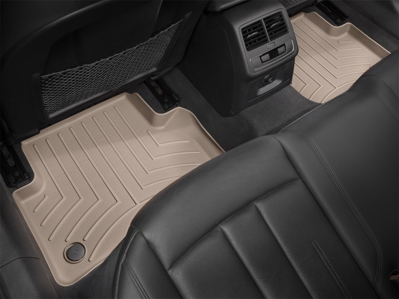 Audi A4 FloorLiner - Rear - WeatherTech - DigitalFit - Tan - `17-`27