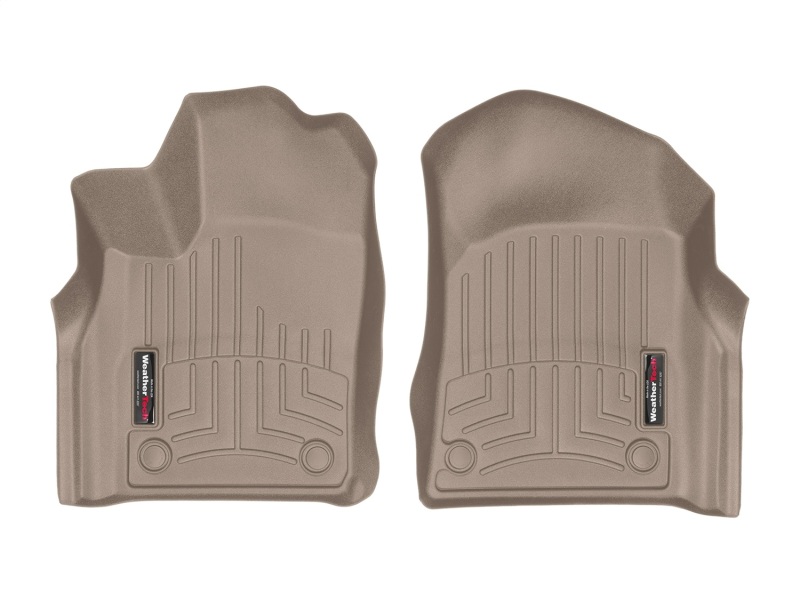 Dodge Durango FloorLiner - Front - WeatherTech - DigitalFit - Tan - `16-`27