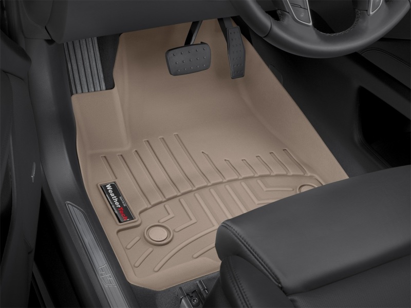 Cadillac XT5 FloorLiner - Front - WeatherTech - DigitalFit - Tan - `17-`27