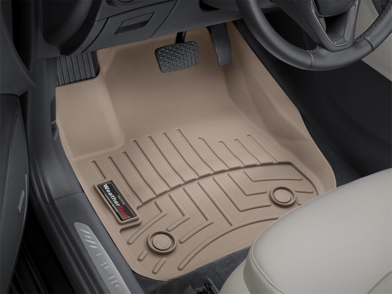 Buick Envision Floor Mat Set - Front - WeatherTech - FloorLiner DigitalFit - Tan - `16-`27