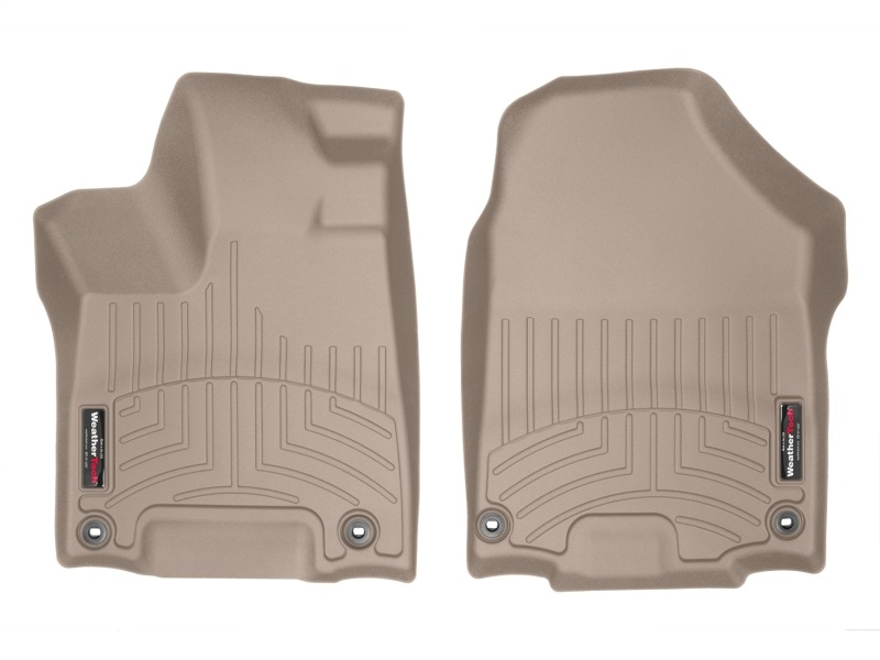 Honda Ridgeline FloorLiner - Front - WeatherTech - DigitalFit - Tan - `17-`27