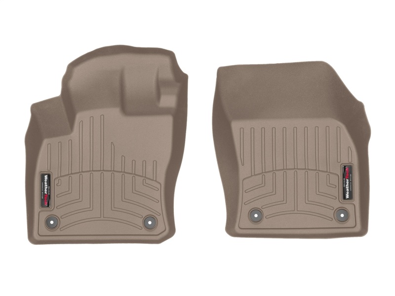 Volkswagen Tiguan Floor Liner - Front - WeatherTech - DigitalFit - Tan - `18-`27