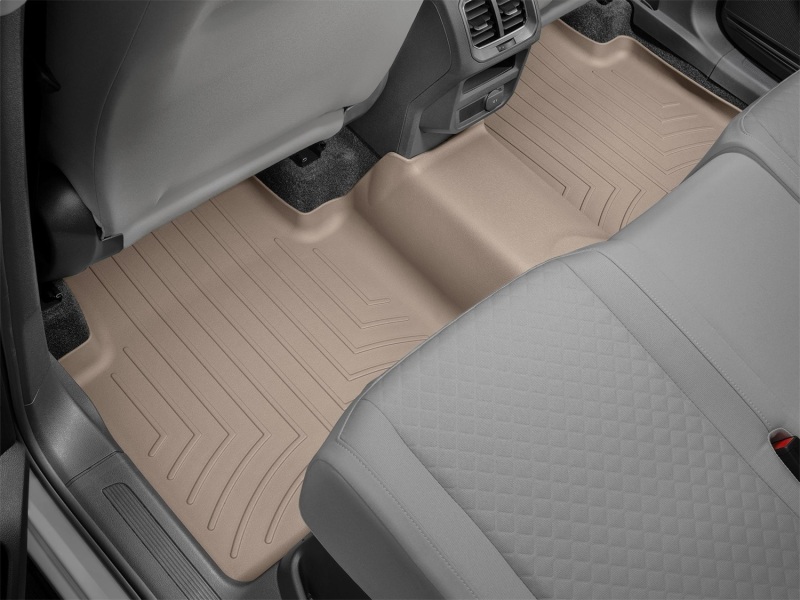 Volkswagen Tiguan FloorLiner - Rear - WeatherTech - DigitalFit - Tan - `18-`27
