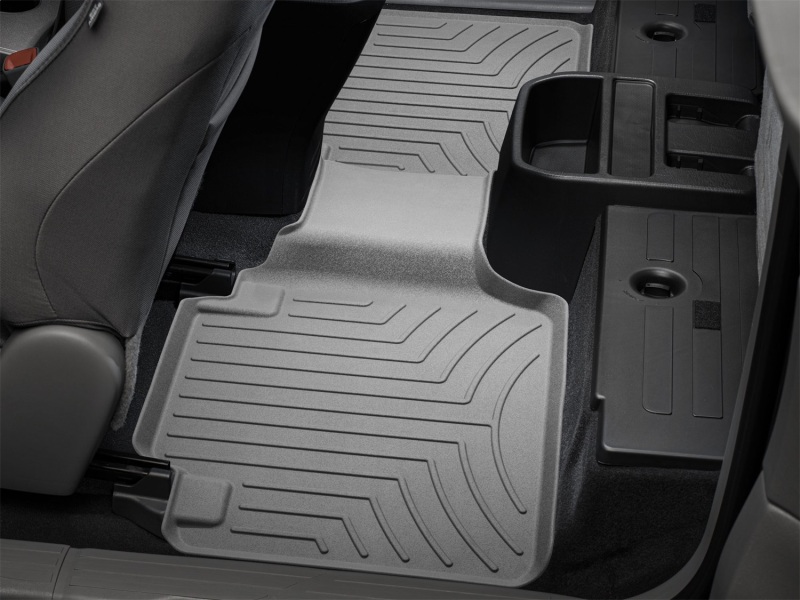 Toyota Tacoma Floor Mat Set - Rear - WeatherTech - FloorLiner HP - Grey - `18-`27