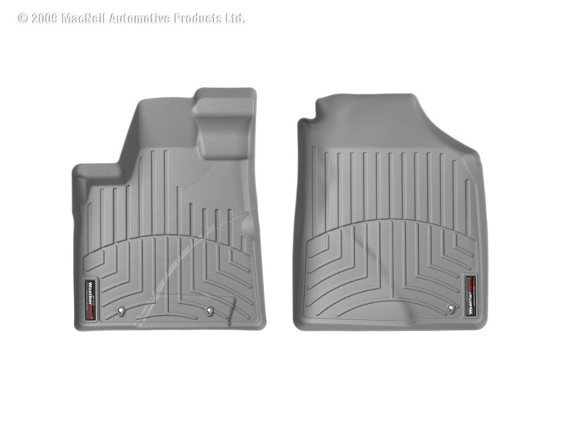 Honda Pilot FloorLiner - Front - WeatherTech - DigitalFit - Grey - 2005