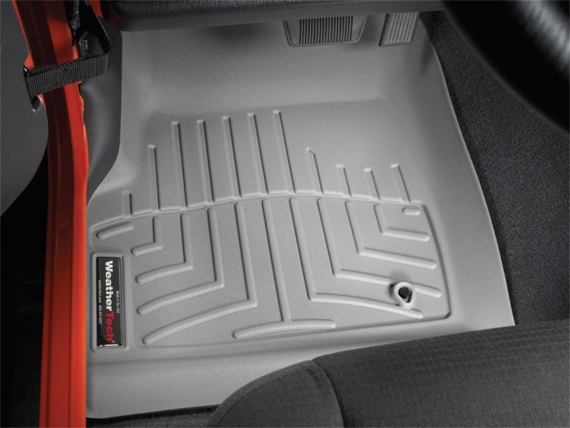 Jeep Wrangler FloorLiner - Front - WeatherTech - DigitalFit - Grey - `97-`06