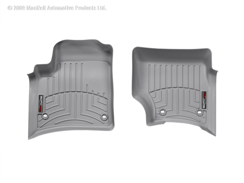 Porsche Cayenne FloorLiner - Front - WeatherTech - DigitalFit - Grey - `04-`10