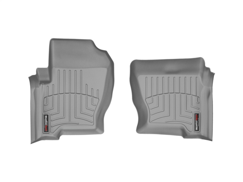 Land Rover LR3 Floor Liners - Front - WeatherTech - FloorLiner DigitalFit - Grey - `05-`09