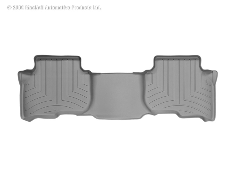 Land Rover LR3 Floor Mats - Rear - WeatherTech - FloorLiner DigitalFit - Grey - `05-`09