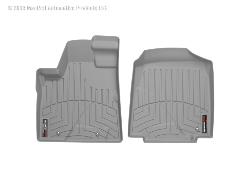 Honda Pilot FloorLiner - Front - WeatherTech - DigitalFit - Grey - `06-`08