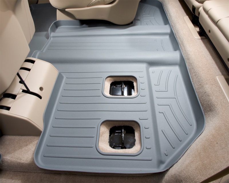 Cadillac Escalade ESV FloorLiner - Rear - WeatherTech - DigitalFit - Grey - `07-`13