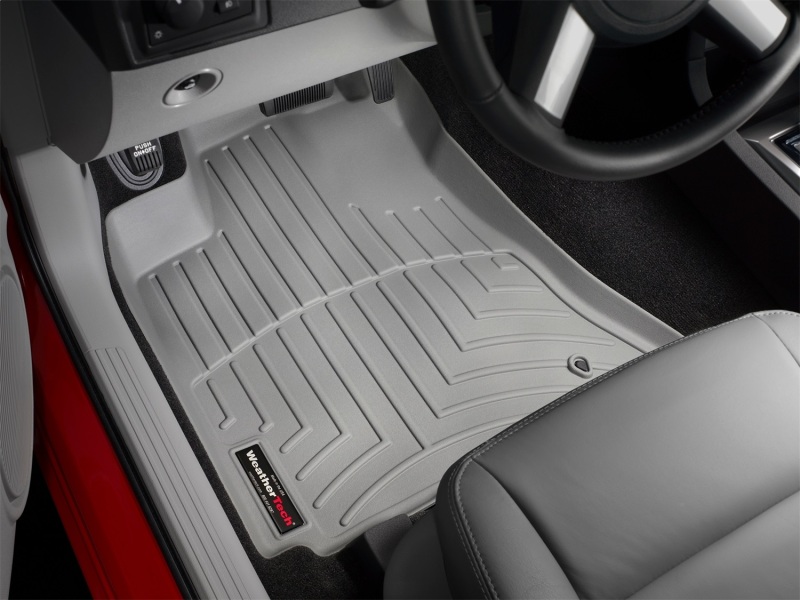 Dodge Magnum FloorLiner - Front - WeatherTech - DigitalFit - Grey - `05-`08