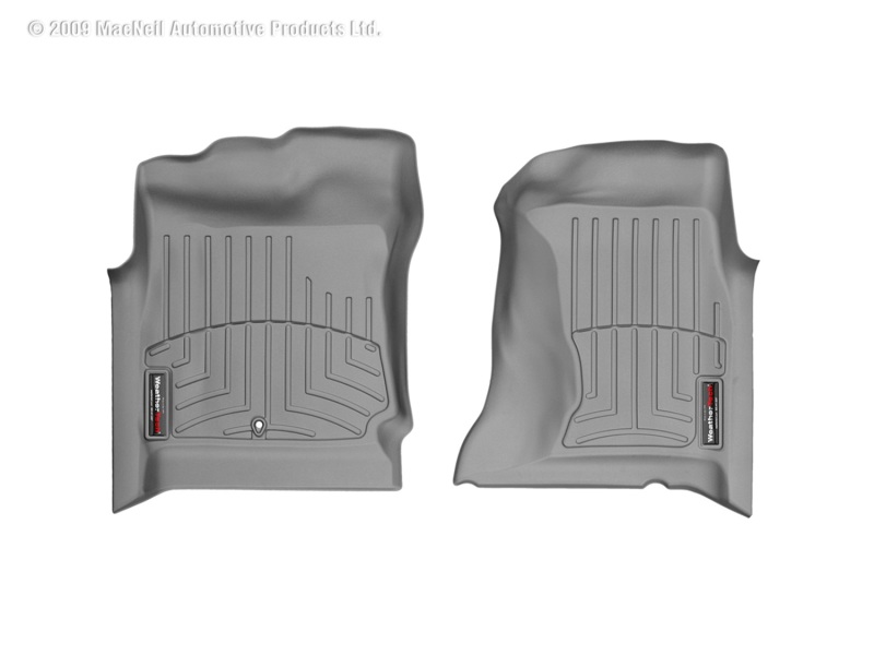 Dodge Durango Floor Liner - Front - WeatherTech - DigitalFit - Grey - `01-`03