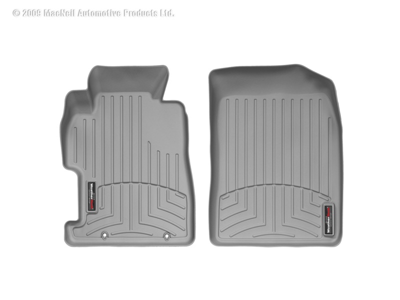 Honda Civic FloorLiner - Front - WeatherTech - DigitalFit - Grey - `06-`11