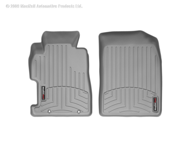 Honda Civic FloorLiner - Front - WeatherTech - DigitalFit - Grey - `06-`11