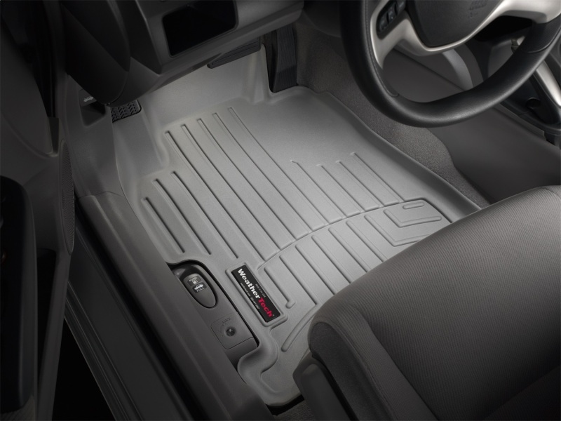 Honda Civic FloorLiner - Front - WeatherTech - DigitalFit - Grey - `06-`11