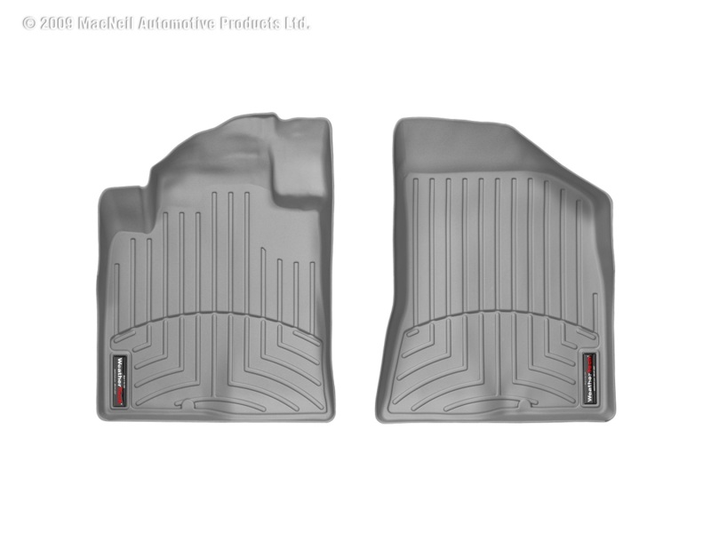 Hyundai Santa Fe FloorLiner - Front - WeatherTech - DigitalFit - Grey - `07-`09