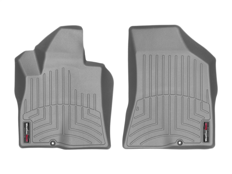 Hyundai Santa Fe FloorLiner - Front - WeatherTech - DigitalFit - Grey - `07-`09