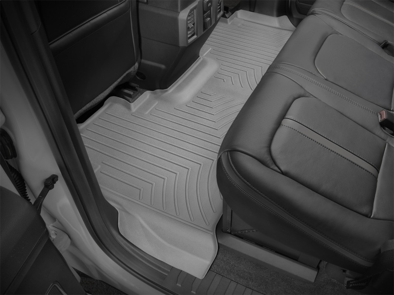 Ford F-550 Floor Liner - Rear - WeatherTech - DigitalFit - Grey - `17-`27