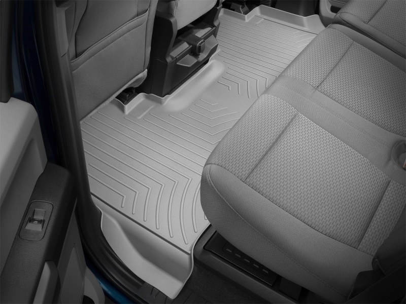 Ford F-250 FloorLiner - Rear - WeatherTech - DigitalFit - Grey - `17-`27