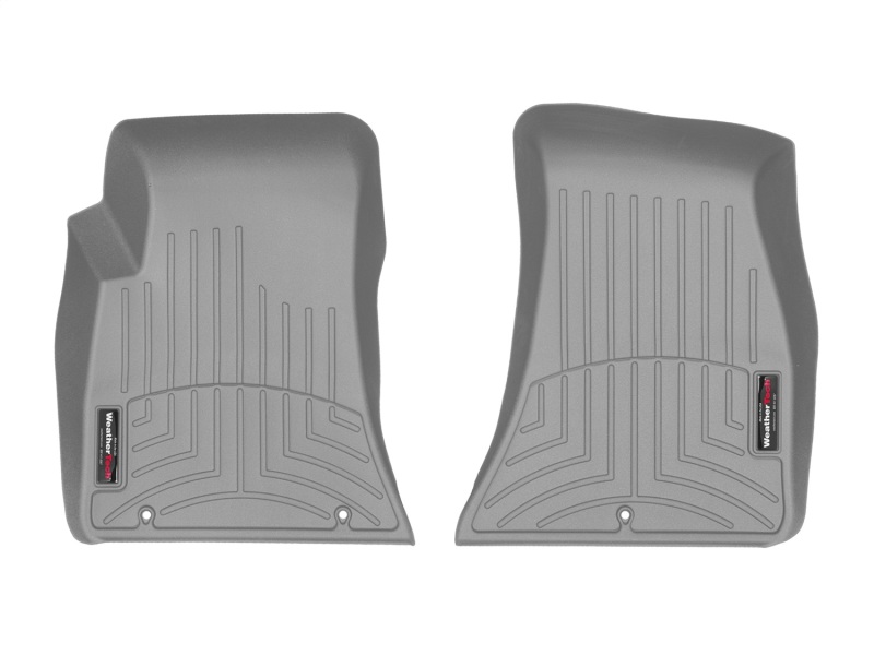 Dodge Challenger FloorLiner - Front - WeatherTech - DigitalFit - Grey - `15-`27